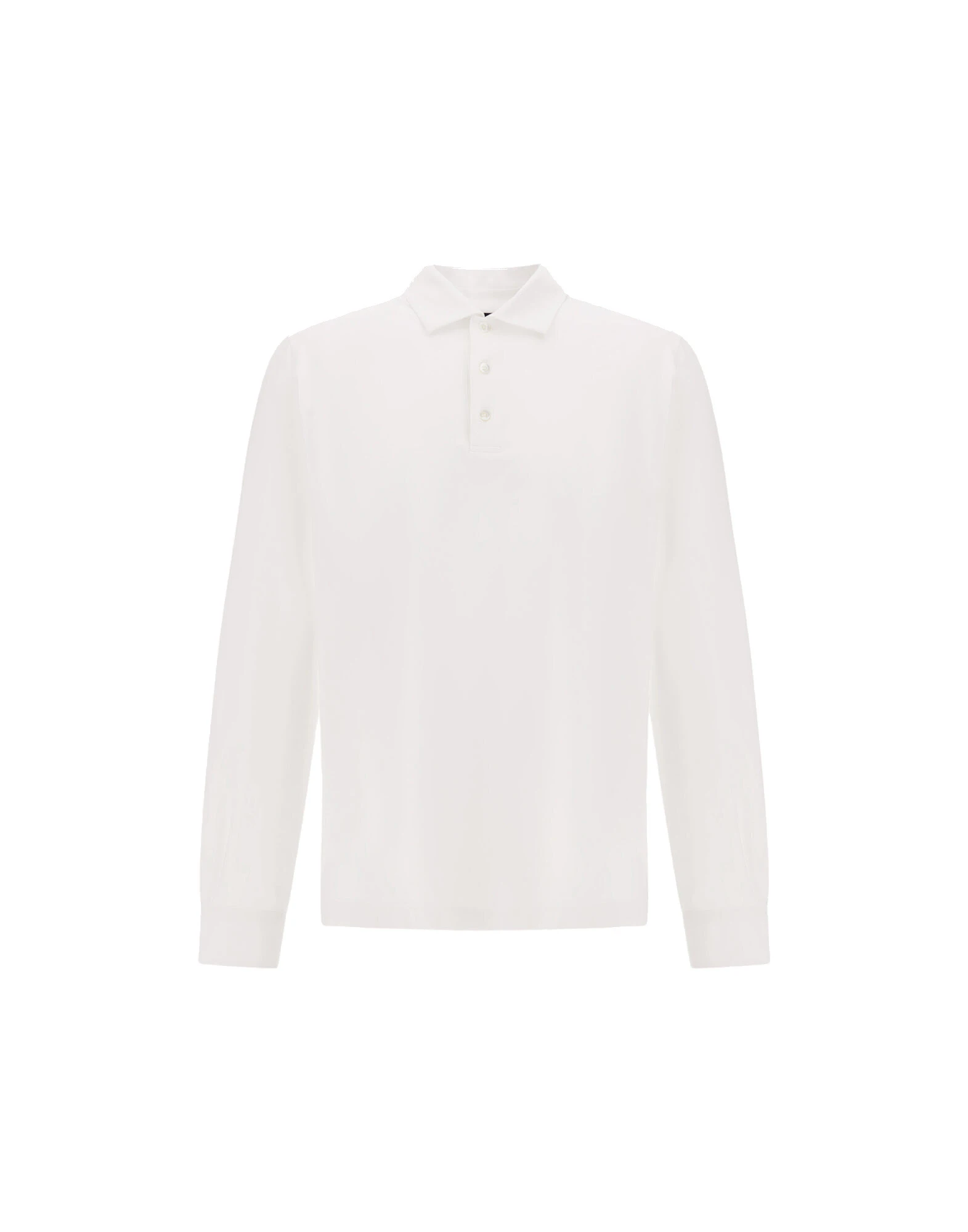 Herno White Polo Shirt in Superfine Cotton Stretch Herno White Polo Shirt in Superfine Cotton Stretch | Men's T-Shirts and Polos | Luxury Shoes
