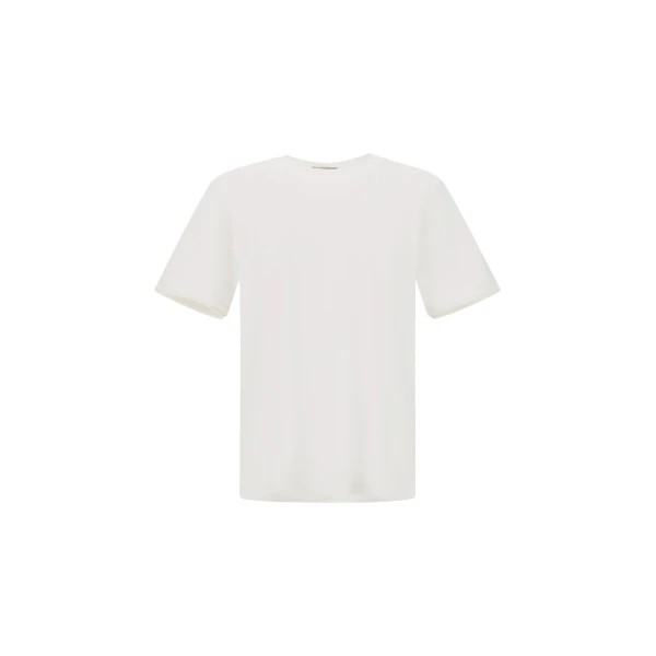 Herno White Resort T-Shirt in Lightweight Cotton Jersey and Stretch Nylon | Men's T-Shirts and Polos | Luxury Shoes 