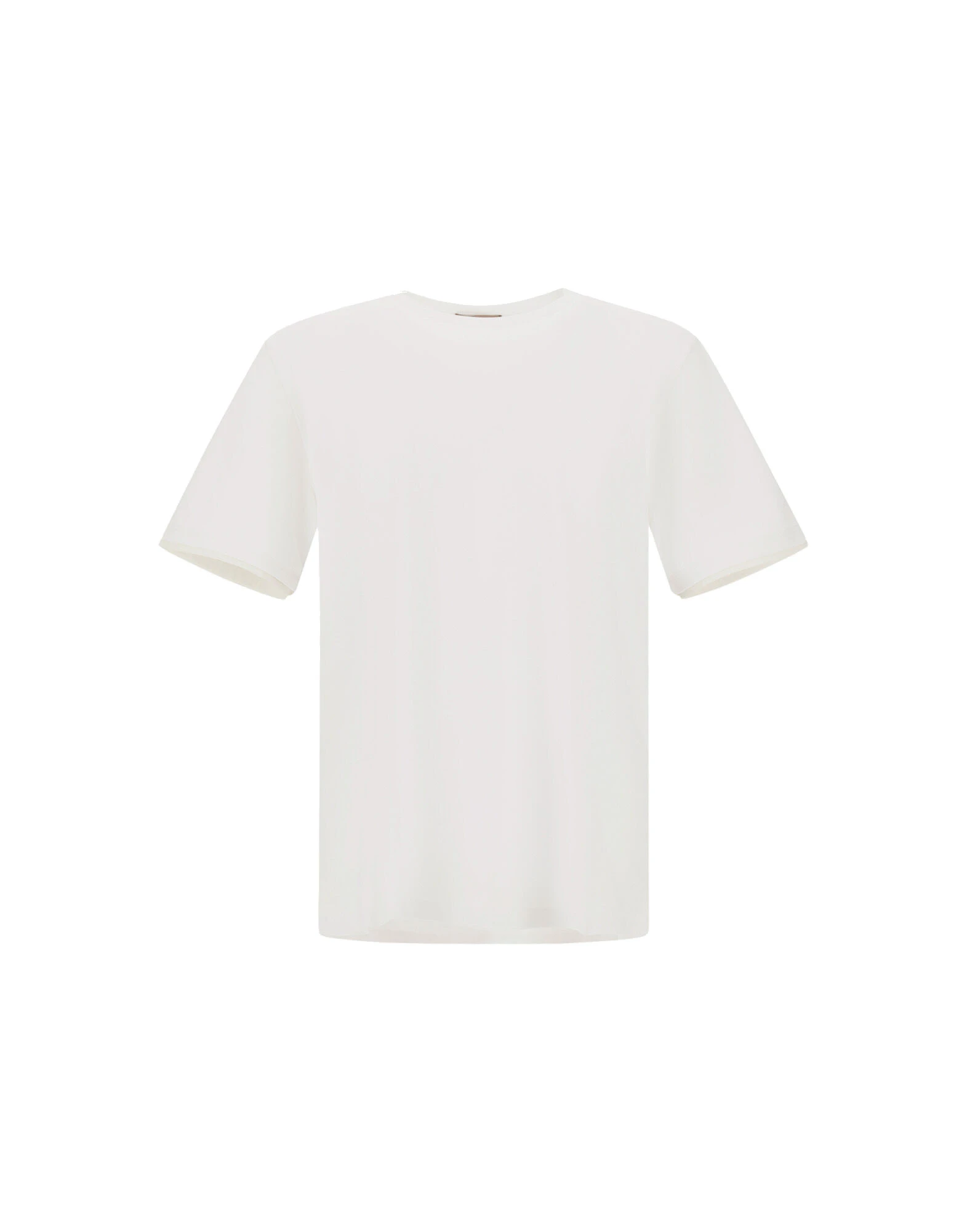 Herno White Resort T-Shirt in Lightweight Cotton Jersey and Stretch Nylon Herno White Resort T-Shirt in Lightweight Cotton Jersey and Stretch Nylon | Men's T-Shirts and Polos | Luxury Shoes