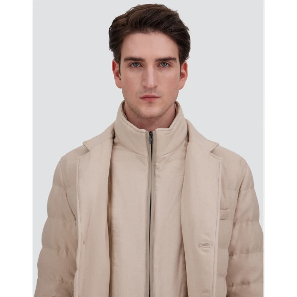 Herno Wool-Blend, Viscose and Suede-Effect Blazer in Chantilly | Men's Jackets | Luxury Shoes 