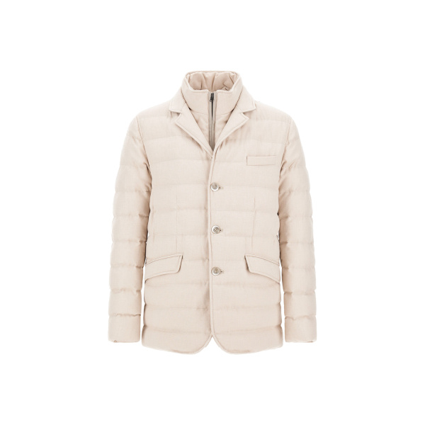 Herno Wool-Blend, Viscose and Suede-Effect Blazer in Chantilly | Men's Jackets | Luxury Shoes 