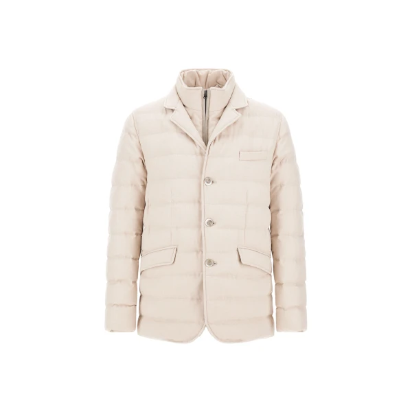 Herno Wool-Blend, Viscose and Suede-Effect Blazer in Chantilly | Men's Jackets | Luxury Shoes 