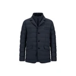 Herno Wool-Blend, Viscose and Suede-Effect Blazer in Navy Blue | Men's Jackets | Luxury Shoes 