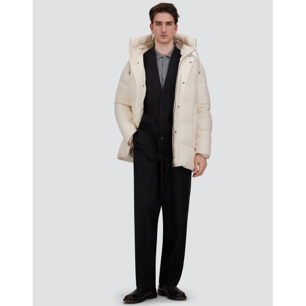 Herno Wool Twill Jacket in Iron | Men's Jackets | Luxury Shoes 