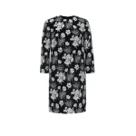Huishan Zhang Carlotta Mini Dress in Black and White Jacquard | Mini Dresses | Luxury Shoes 
