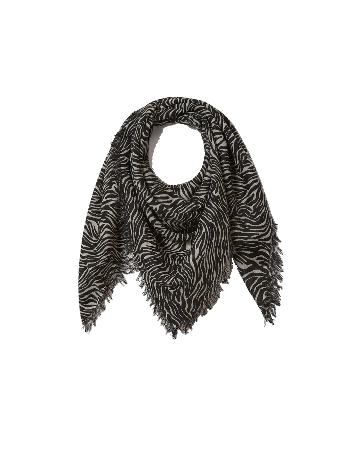 Isabel Marant Alecia Cashmere Scarf in Zebra Isabel Marant Alecia Cashmere Scarf in Zebra | Women | Luxury Shoes