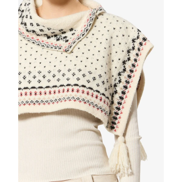 Isabel Marant Alfina Sweater in Ecru | Sweaters | Luxury Shoes 