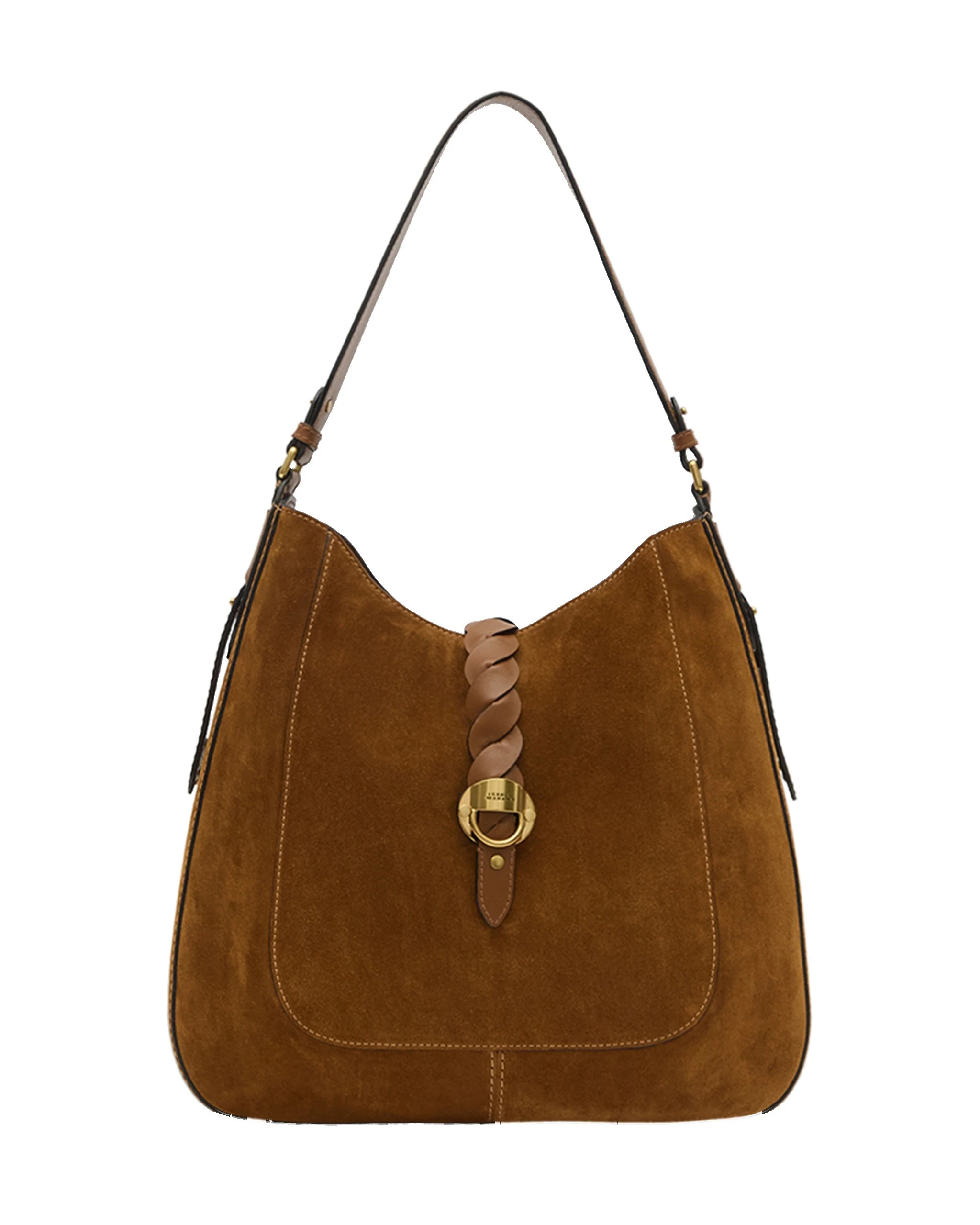 Isabel Marant Altay Hobo Bag in Suede Leather, Cognac Isabel Marant Altay Hobo Bag in Suede Leather, Cognac | Women | Luxury Shoes