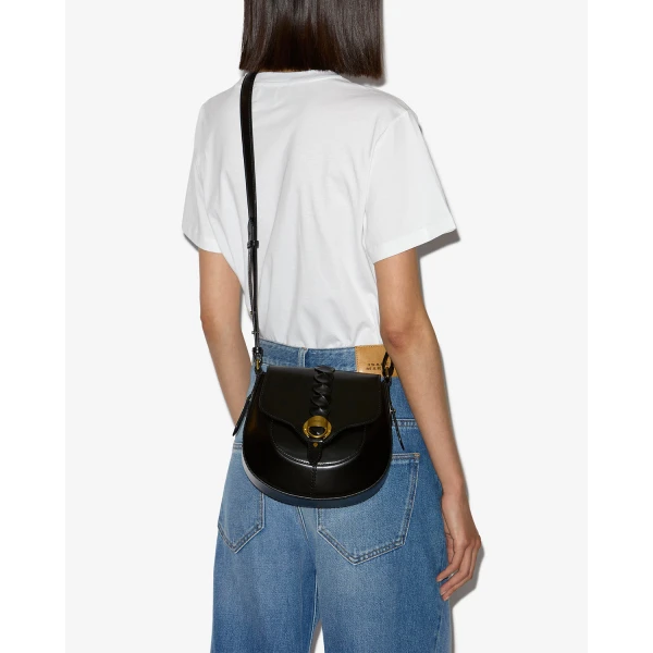 Isabel Marant Altay Small Bag in Leather, Black | Shoulder & Crossbody Bags | Luxury Shoes 