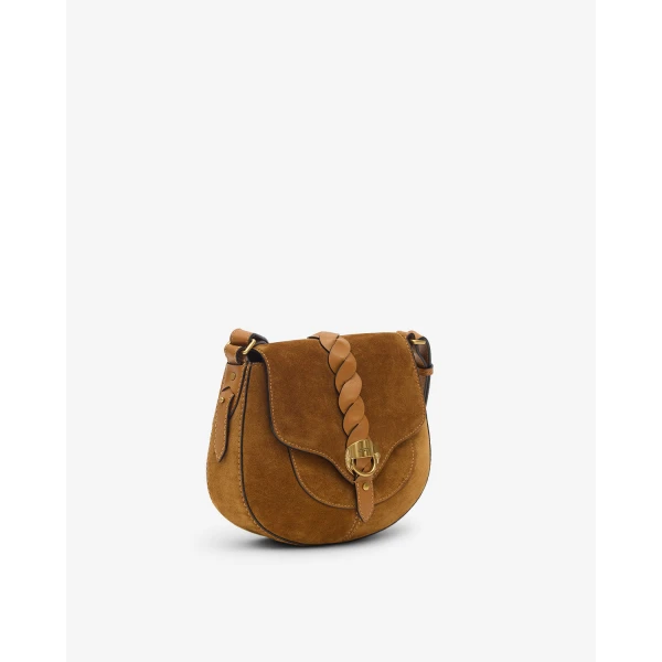 Isabel Marant Altay Small Suede Bag in Cognac | Shoulder & Crossbody Bags | Luxury Shoes 