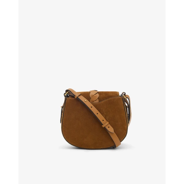 Isabel Marant Altay Small Suede Bag in Cognac | Shoulder & Crossbody Bags | Luxury Shoes 