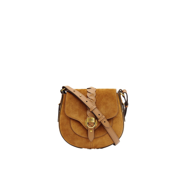 Isabel Marant Altay Small Suede Bag in Cognac | Women | Luxury Shoes 