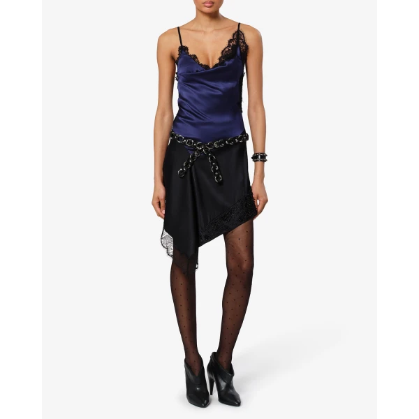 Isabel Marant Anazia Silk Dress in Midnight | Mini Dresses | Luxury Shoes 