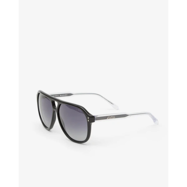 Isabel Marant Aneya Sunglasses in Black and Gray | Sunglasses | Luxury Shoes 