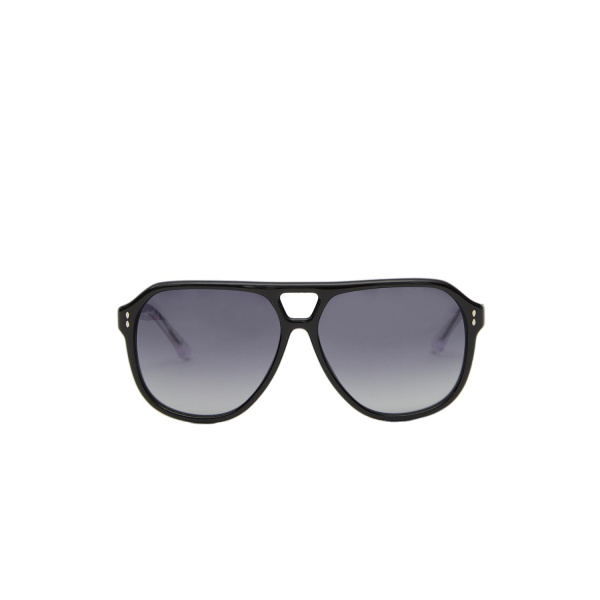 Isabel Marant Aneya Sunglasses in Black and Gray | Women | Luxury Shoes 