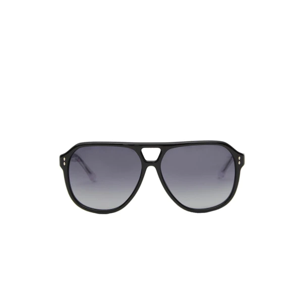 Isabel Marant Aneya Sunglasses in Black and Gray | Women | Luxury Shoes 