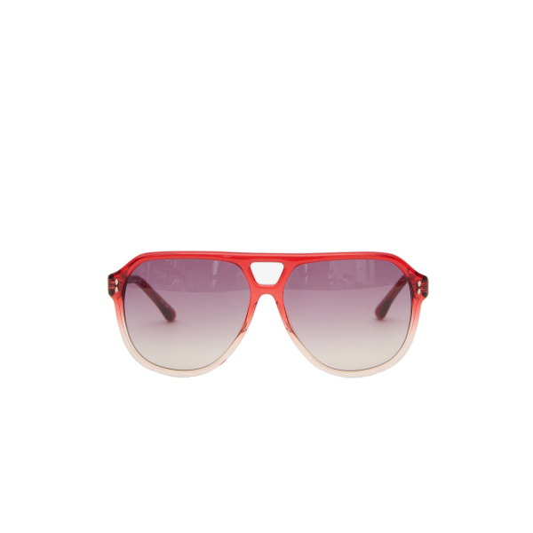 Isabel Marant Aneya Sunglasses in Shaded Red and Pink Shaded | Women | Luxury Shoes 