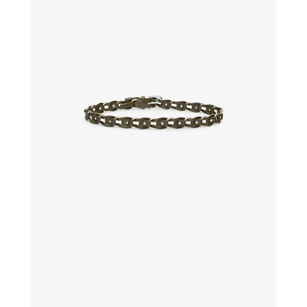 Isabel Marant Bali Bovine Leather Belt in Dark Khaki | Belts | Luxury Shoes 