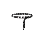 Isabel Marant Bali Hook Leather Belt in Black and Silver Isabel Marant Bali Hook Leather Belt in Black and Silver | Women | Luxury Shoes