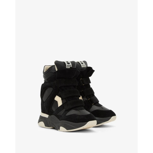 Isabel Marant Balskee Sneakers in Black | Sneakers | Luxury Shoes 