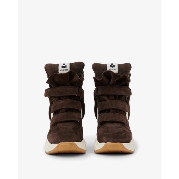 Isabel Marant Balskee Sneakers in Chocolate and Milky White | Sneakers | Luxury Shoes 