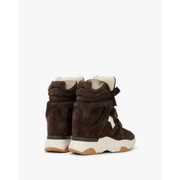 Isabel Marant Balskee Sneakers in Chocolate and Milky White | Sneakers | Luxury Shoes 