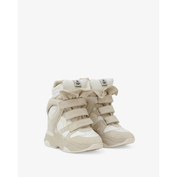 Isabel Marant Balskee Sneakers in White | Sneakers | Luxury Shoes 