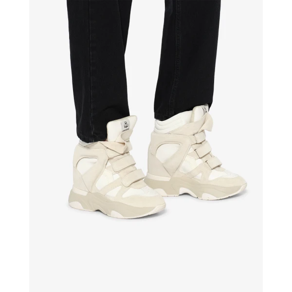 Isabel Marant Balskee Sneakers in White | Sneakers | Luxury Shoes 