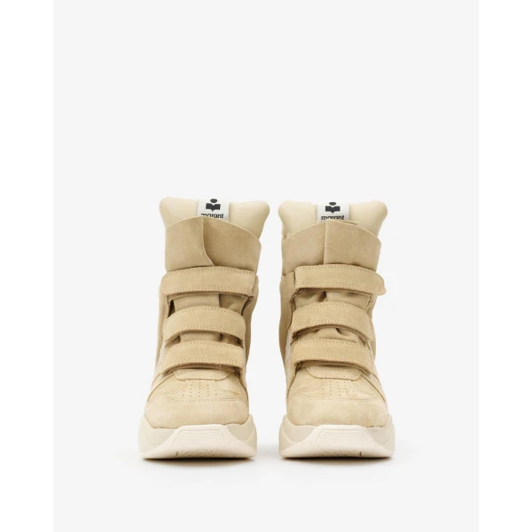 Isabel Marant Balskee Suede Sneakers in Beige | Sneakers | Luxury Shoes 