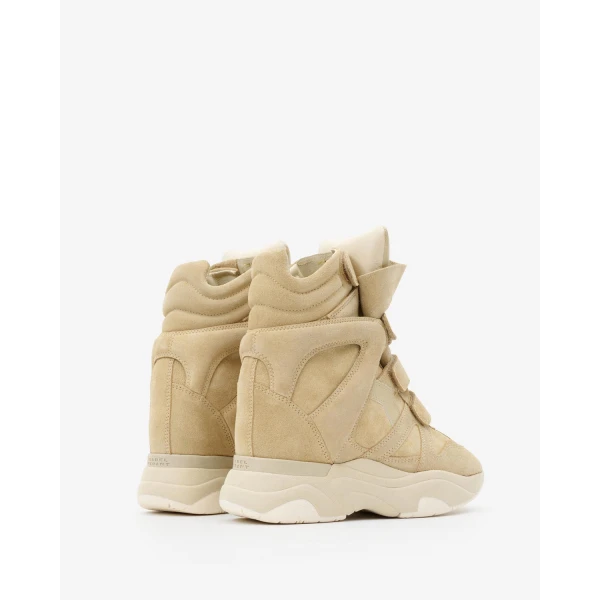 Isabel Marant Balskee Suede Sneakers in Beige | Sneakers | Luxury Shoes 