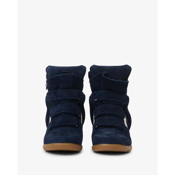 Isabel Marant Bekett Ring Sneakers in Dark Blue | Sneakers | Luxury Shoes 