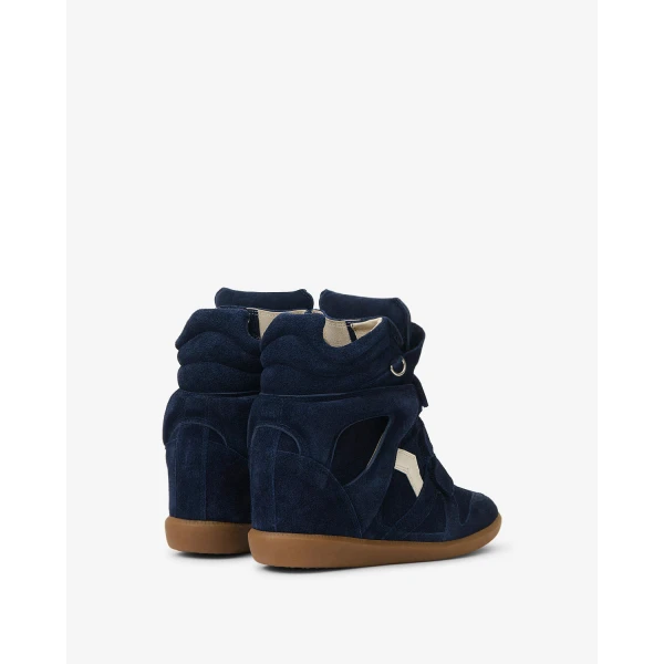 Isabel Marant Bekett Ring Sneakers in Dark Blue | Sneakers | Luxury Shoes 