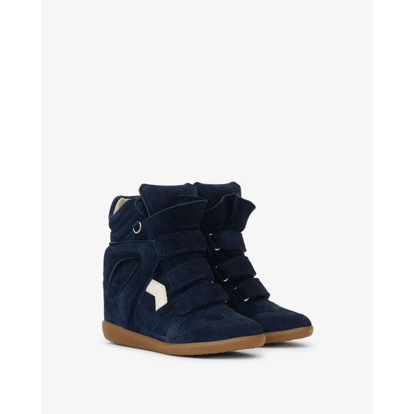 Isabel Marant Bekett Ring Sneakers in Dark Blue | Sneakers | Luxury Shoes 