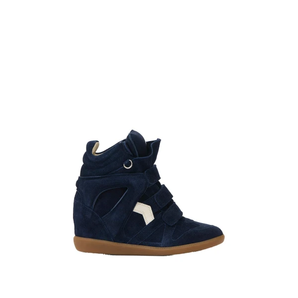 Isabel Marant Bekett Ring Sneakers in Dark Blue | Women | Luxury Shoes 