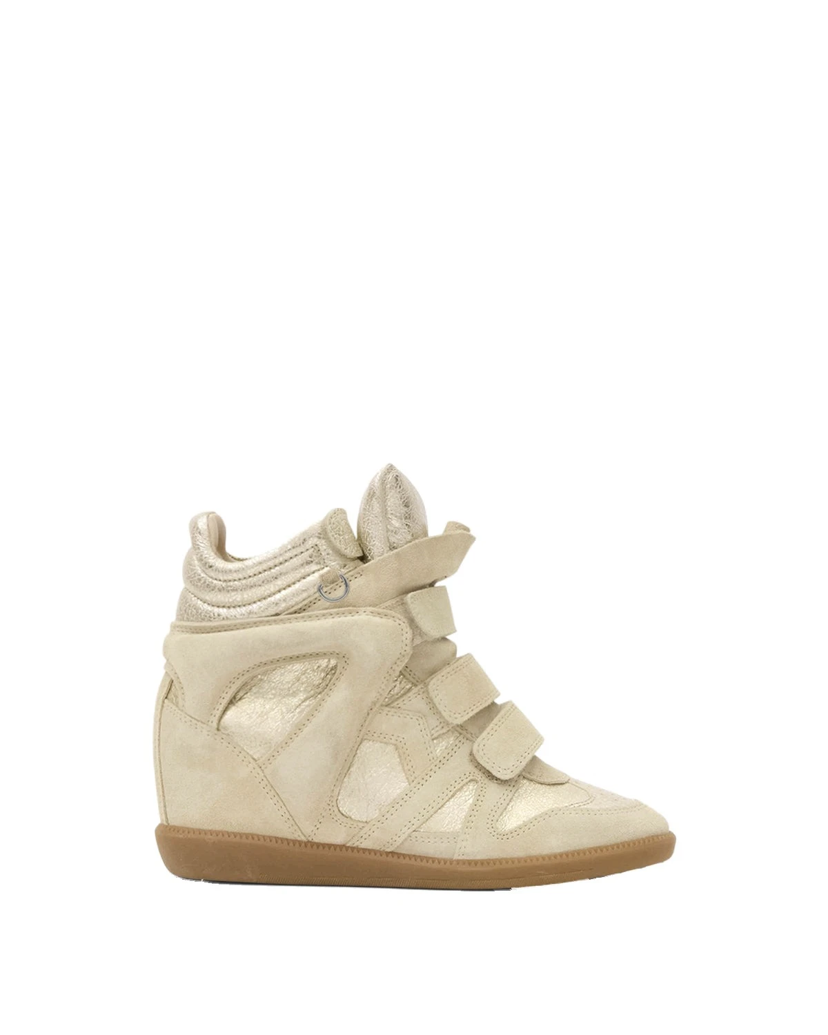 Isabel Marant Bekett Ring Sneakers in Light Beige and Light Gold Isabel Marant Bekett Ring Sneakers in Light Beige and Light Gold | Women | Luxury Shoes