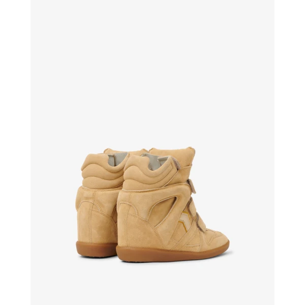 Isabel Marant Bekett Sneakers in Beige and Golden Yellow | Sneakers | Luxury Shoes 