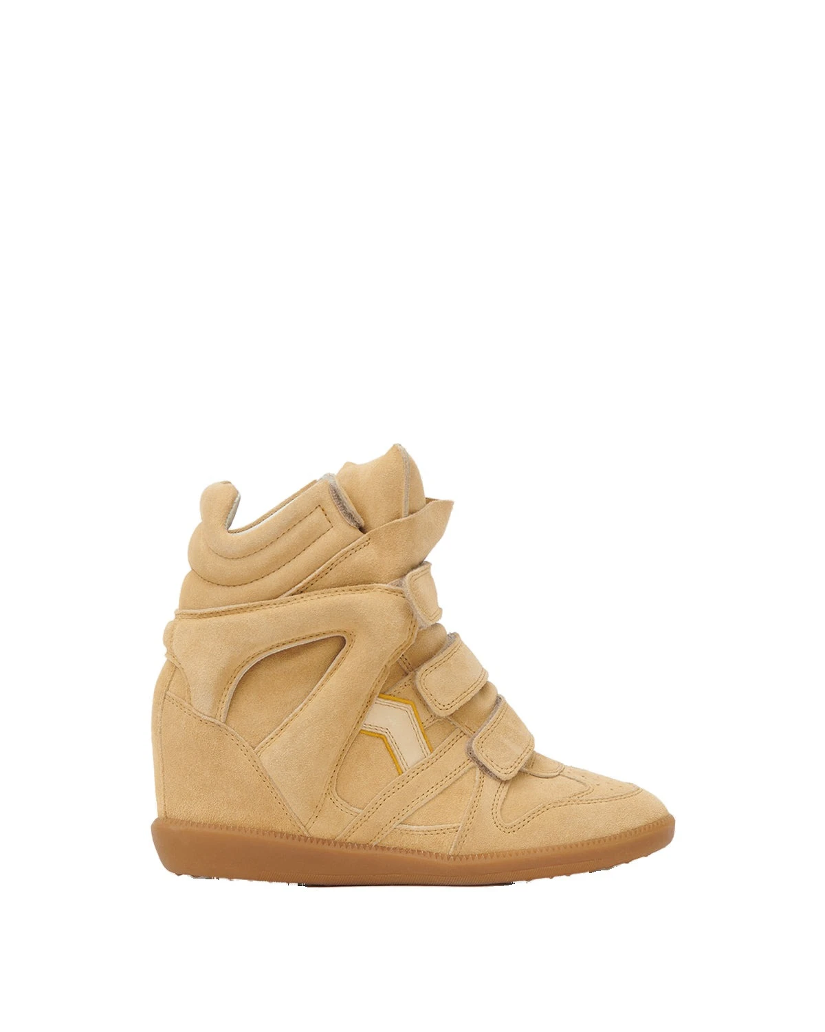Isabel Marant Bekett Sneakers in Beige and Golden Yellow Isabel Marant Bekett Sneakers in Beige and Golden Yellow | Women | Luxury Shoes
