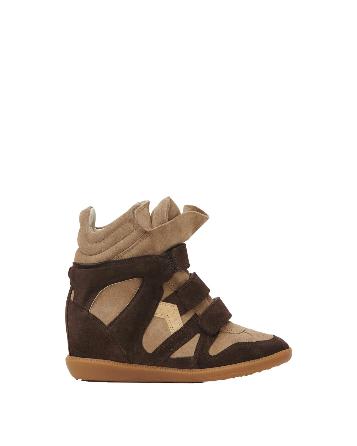Isabel Marant Bekett Sneakers in Chocolate and Sand Brown Isabel Marant Bekett Sneakers in Chocolate and Sand Brown | Women | Luxury Shoes