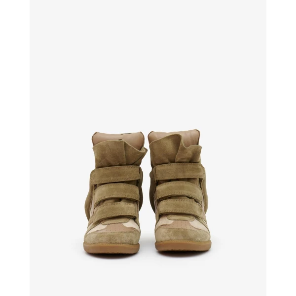 Isabel Marant Bekett Sneakers in Taupe | Sneakers | Luxury Shoes 