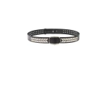 Isabel Marant Belja Leather Belt in Black and Silver Isabel Marant Belja Leather Belt in Black and Silver | Women | Luxury Shoes