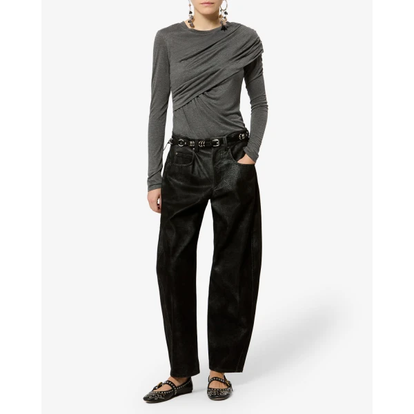 Isabel Marant Belky Pants in Black | Pants | Luxury Shoes 