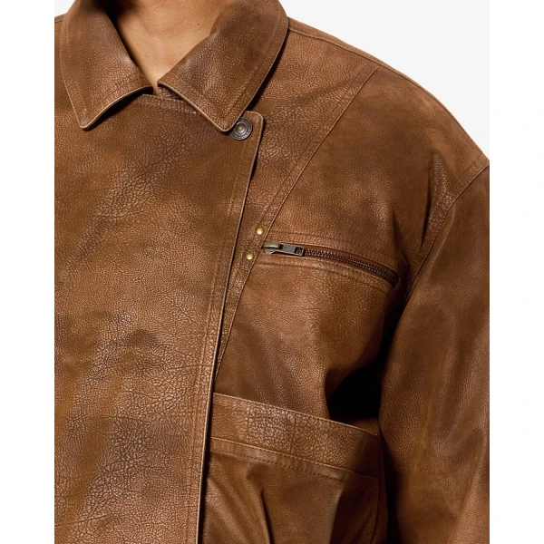 Isabel Marant Belma Jacket in Brown | Jackets | Luxury Shoes 