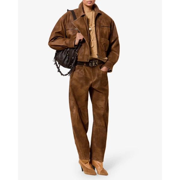 Isabel Marant Belma Jacket in Brown | Jackets | Luxury Shoes 