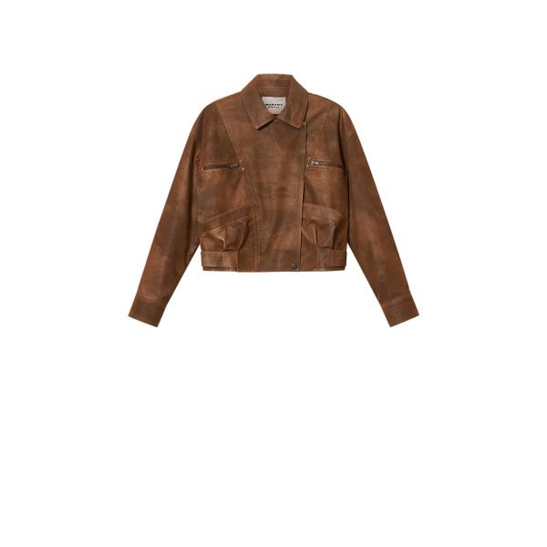 Isabel Marant Belma Jacket in Brown | Women | Luxury Shoes 