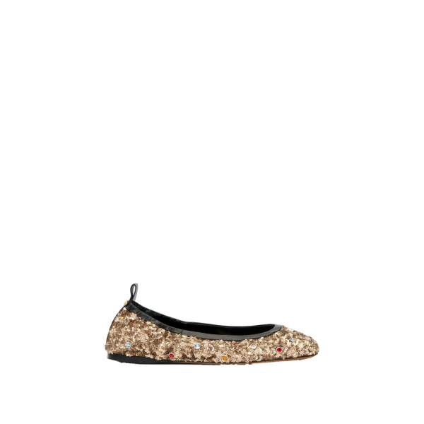 Isabel Marant Belna Ballet Flats in Light Gold | Women | Luxury Shoes 
