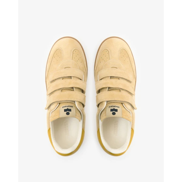 Isabel Marant Beth Sneakers in Beige and Golden Yellow | Sneakers | Luxury Shoes 