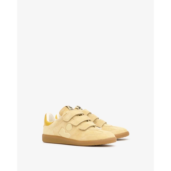 Isabel Marant Beth Sneakers in Beige and Golden Yellow | Sneakers | Luxury Shoes 