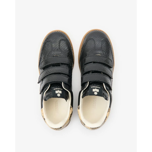 Isabel Marant Beth Sneakers in Black and Sahara | Sneakers | Luxury Shoes 