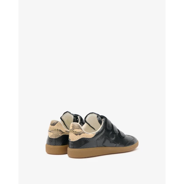 Isabel Marant Beth Sneakers in Black and Sahara | Sneakers | Luxury Shoes 