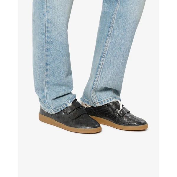 Isabel Marant Beth Sneakers in Black and Sahara | Sneakers | Luxury Shoes 